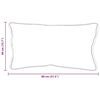 vidaXL Hovedpude Hvid Polyester