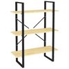 vidaXL bogreol 80x30x105 cm 3 hylder massivt fyrretr&aelig;