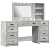 vidaXL Kl&aelig;deskab 3 pcs Beton Gr&aring; 78,5 x 41 x 135 cm Konstrueret tr&aelig;
