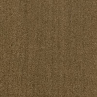 vidaXL sengestel 160x200 cm massivt fyrretræ gyldenbrun