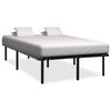 vidaXL sengestel 120x200 cm metal sort