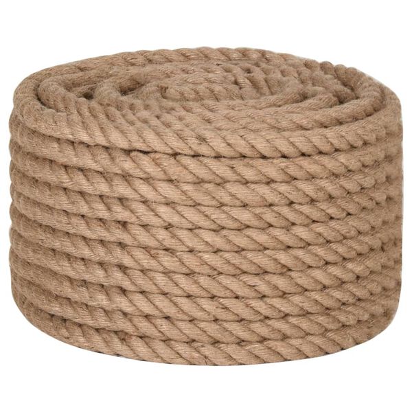 vidaXL reb 100 % jute 20 mm 100 m
