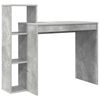 vidaXL Bord Beton Gr&aring; Konstrueret tr&aelig; 100 x 40 x 90 cm