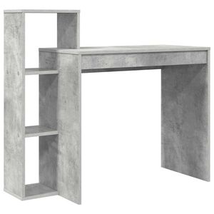 vidaXL Bord Beton Gr&aring; Konstrueret tr&aelig; 100 x 40 x 90 cm