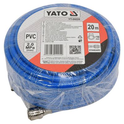 YATO luftslange 20 m PVC