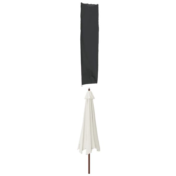 vidaXL overtr&aelig;k til haveparasol 240x57/57 cm 420D oxfordstof sort