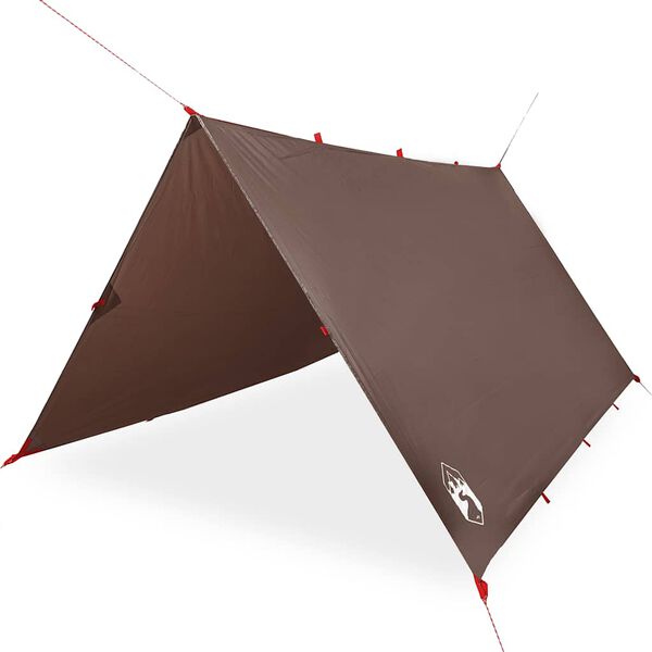 vidaXL tarp 366x306 cm vandtæt brun