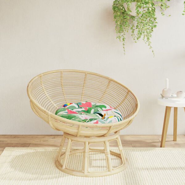 vidaXL rund hynde &Oslash;60x11 cm oxfordstof flerfarvet