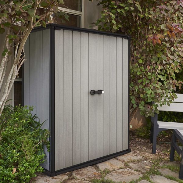 Keter opbevaringsskab til haven High-Store Plus gr&aring;