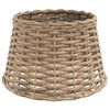 vidaXL lampesk&aelig;rm til loftlampe &Oslash;38x23 cm flet brun