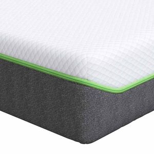 vidaXL Madras Medium bl&oslash;d 70 x 200 cm Hvid og Gr&aring;