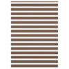 vidaXL zebragardin brun 160x230 cm stofbredde 155,9 cm polyester