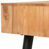 vidaXL skrivebord massivt akacietræ 118 x 45 x 76 cm