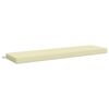 vidaXL B&aelig;nkpude SOEST 100% polyester Cremefarvet 140 x 40 x 8 cm