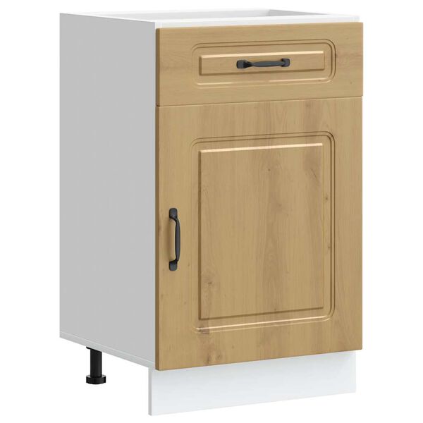 vidaXL k&oslash;kkenunderskab Kalmar konstrueret tr&aelig; egetr&aelig;sfarvet