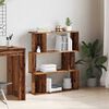 vidaXL bogskab 80x24x96 cm konstrueret træ antikt træ