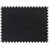 vidaXL gulvm&aring;tte 90x120 cm 12 mm gummi sort