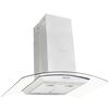 vidaXL &oslash;-emh&aelig;tte 90 cm rustfrit st&aring;l 756 m&sup3;/t LED