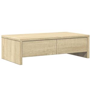 vidaXL sk&aelig;rmholder med skuffer 50x27x15 cm konstrueret tr&aelig; sonoma-eg