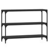 vidaXL bogreol 100x33x70,5 cm konstrueret tr&aelig; og st&aring;l sort