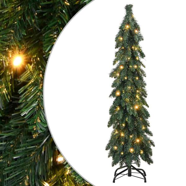 vidaXL kunstigt juletr&aelig; med 60 LED'er 120 cm
