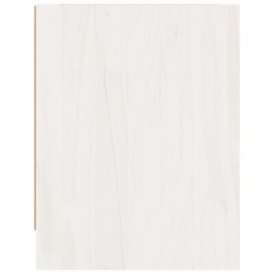 vidaXL sengeskabe 2 stk. 40x30,5x40 cm massivt fyrretræ hvid