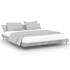 vidaXL sengestel 200x200 cm konstrueret tr&aelig; betongr&aring;