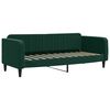 vidaXL daybed med madras 80x200 cm velour m&oslash;rkegr&oslash;n