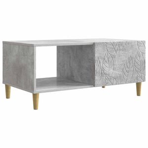 vidaXL Sofabord Betongr&aring; 90 x 50 x 40 cm Konstrueret tr&aelig;