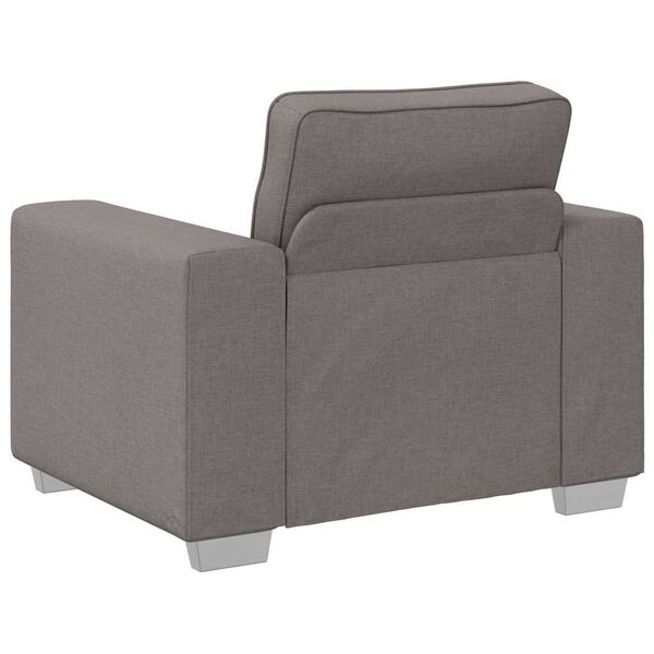 vidaXL Sofa Gråbrun 100 x 77 x 82 cm Stof