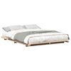 vidaXL Sengestel Brun 160 x 210 cm Massiv fyrretr&aelig;