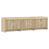 vidaXL TV-skab 168 x 33 x 47 cm Sonoma-eg Konstrueret tr&aelig;