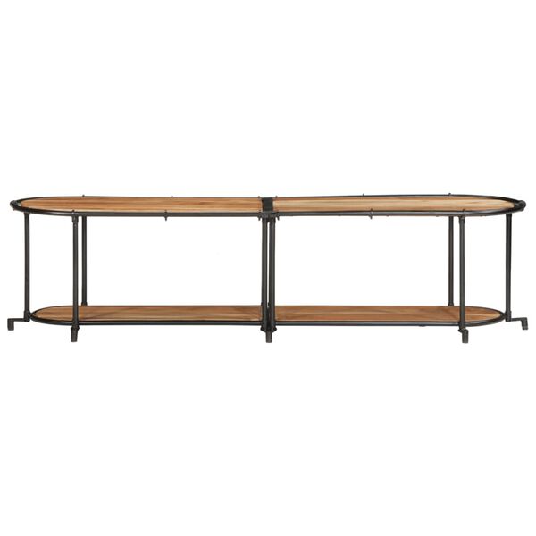 vidaXL tv-bord 160x42x40 cm massivt akacietræ