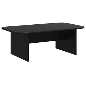 vidaXL Sofabord Sort 93 x 53 x 33 cm Konstrueret tr&aelig;