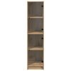 vidaXL Highboard Artisan Egetr&aelig; 35 x 37 x 142 cm Konstrueret tr&aelig;