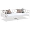 vidaXL daybed 90x190 cm massivt fyrretr&aelig; hvid