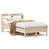 vidaXL sengeramme uden madras 90x190 cm massivt fyrretr&aelig;