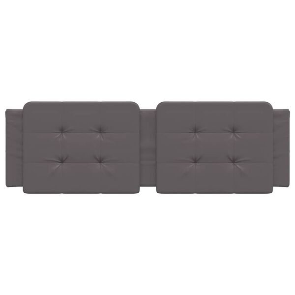 vidaXL gavlpude Zadar 160 cm kunstl&aelig;der gr&aring;