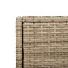 vidaXL opbevaringsskab til haven 55x55x111 cm polyrattan beige