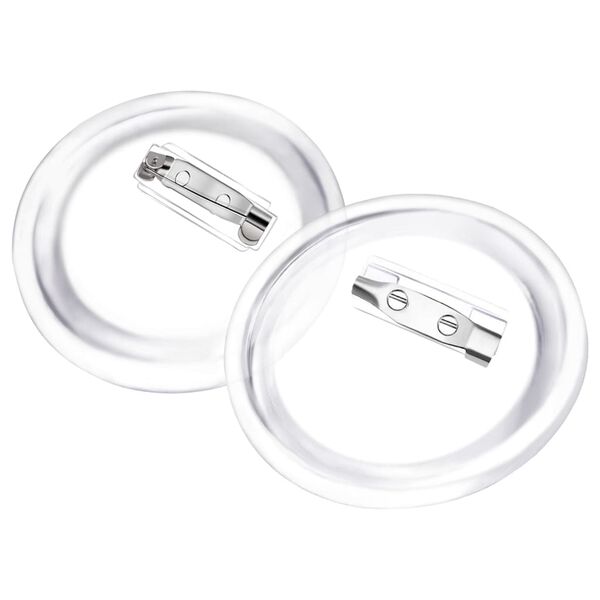 vidaXL dele til badges med nål 100 sæt 58 mm akryl