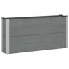 vidaXL H&oslash;jbed Gr&aring; 150 x 30 x 72 cm WPC og Aluminium