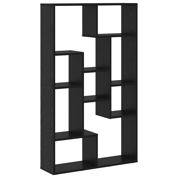 vidaXL Bogskab Sort eg 72 x 20 x 102,5 cm Konstrueret tr&aelig;