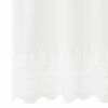 vidaXL Lace Gardin med gardiner Blomstret Hvid 280 x 200 cm Polyester