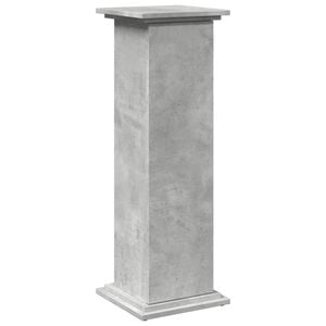 vidaXL piedestal med opbevaring 31x30x90 cm konstrueret tr&aelig; betongr&aring;