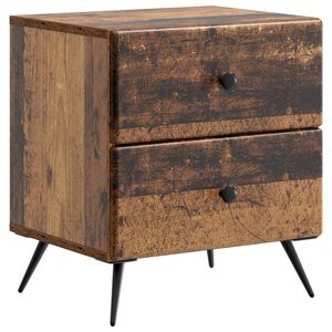 vidaXL Natskab Gammelt tr&aelig; 43 x 34,5 x 47,5 cm Konstrueret tr&aelig;