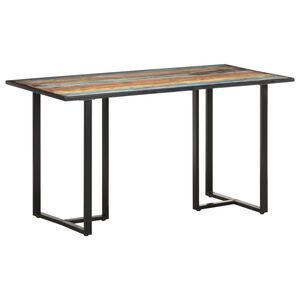 vidaXL spisebord 140 cm massivt genanvendt tr&aelig;