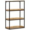 vidaXL Bogreol 70 x 35 x 110 cm Massivt mangotr&aelig;