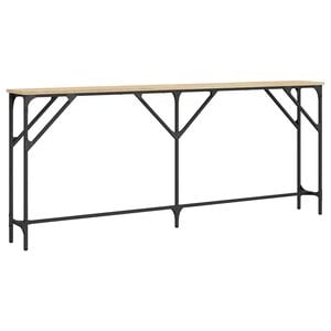 vidaXL konsolbord 180x23x75 cm konstrueret tr&aelig; sonoma-eg