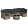 vidaXL sofas&aelig;t til haven 8 dele med hynder polyrattan gr&aring;