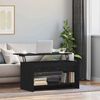 vidaXL Sofabord Sort eg 80 x 50,5 x 41,5 cm Konstrueret træ